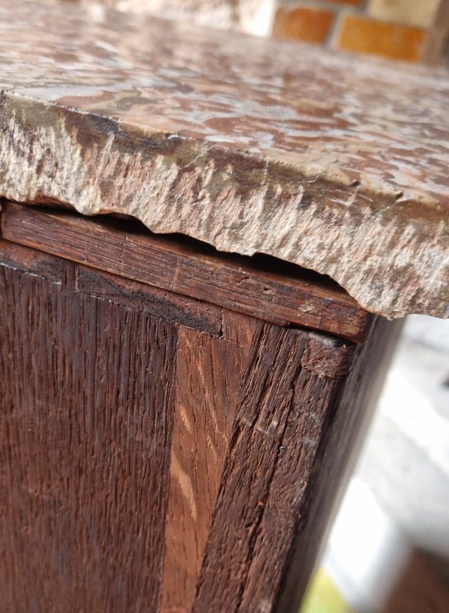 ENCOIGNURE ÉPOQUE FIN XVIIIe LOUIS XVI-photo-3