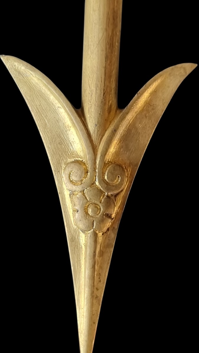 PAIRE D'APPLIQUES EN BRONZE DORÉ DE STYLE EMPIRE D'APRÈS CLAUDE,GALLE-photo-4