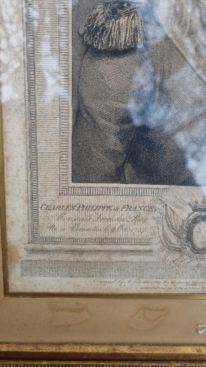Count Of Artois Charles X Engraving Royalist King Emigration Versailles-photo-3