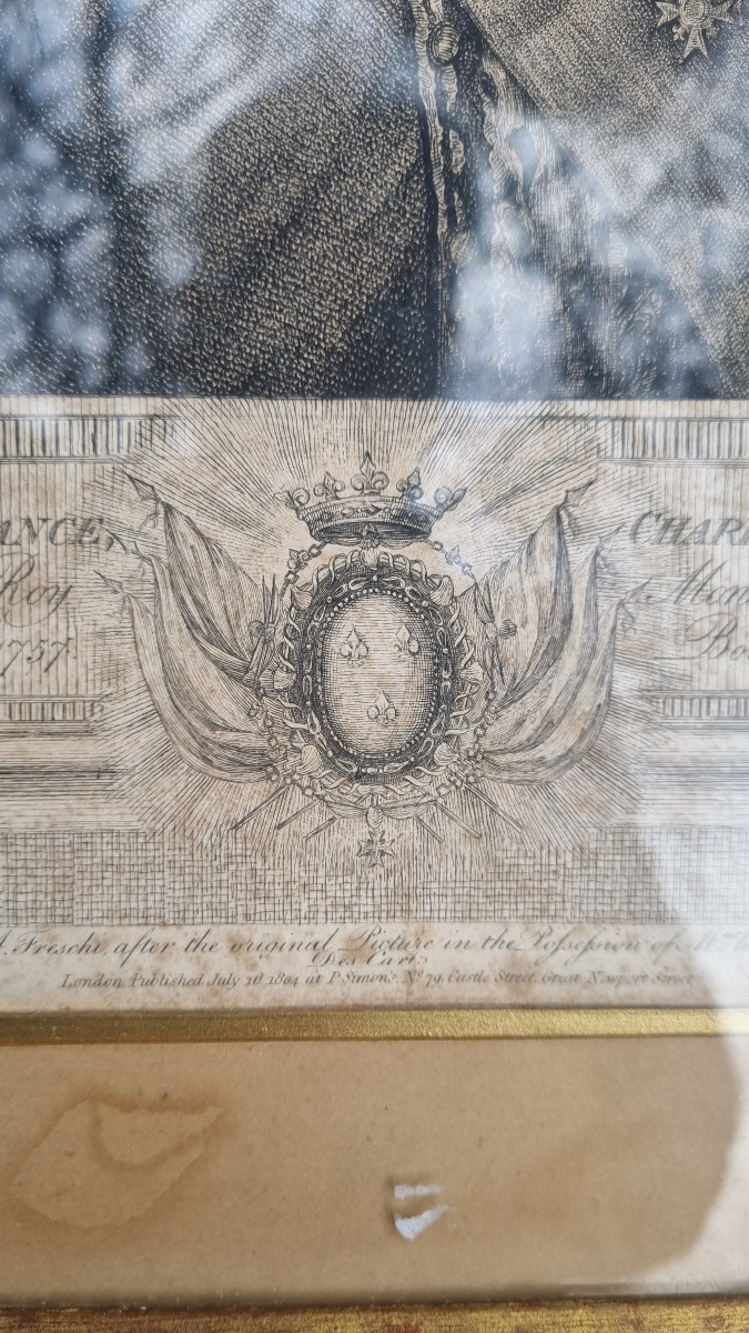Count Of Artois Charles X Engraving Royalist King Emigration Versailles-photo-1