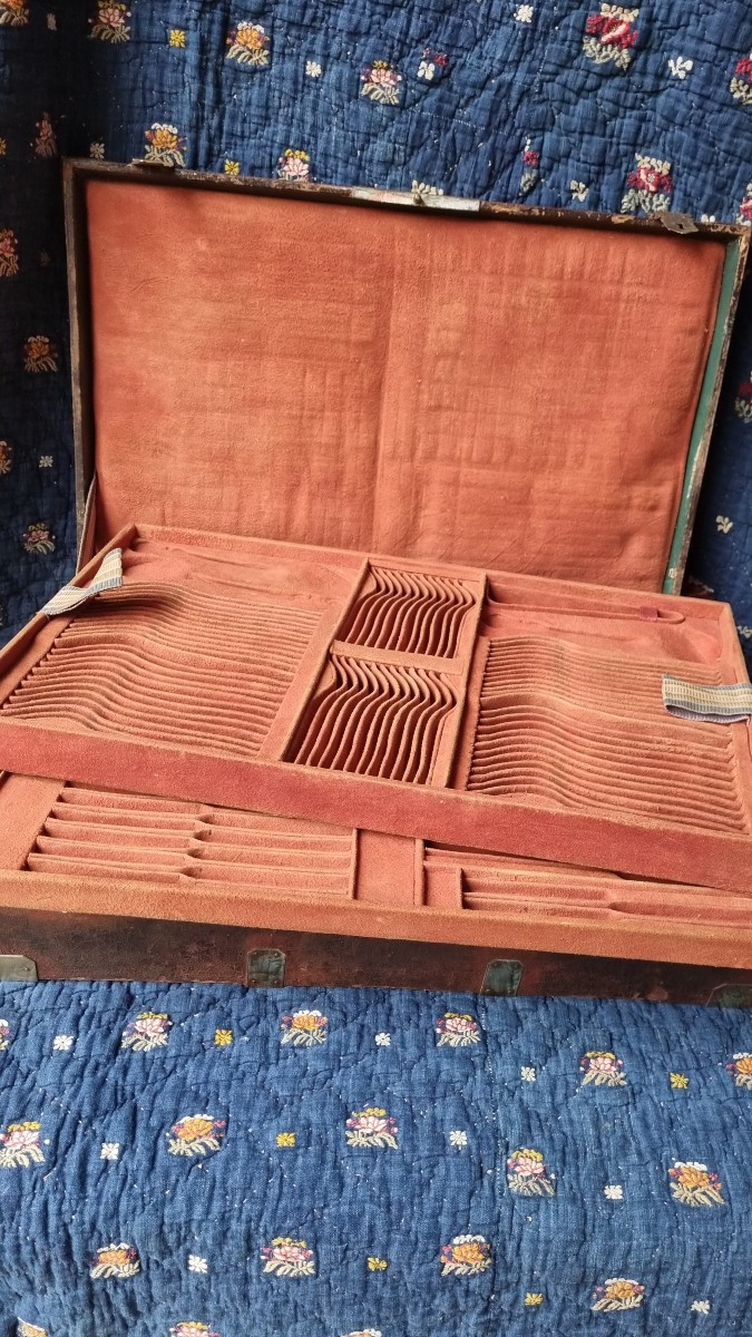 ECRIN POUR ARGENTERIE MÉNAGÈRE BOÎTE COFFRET -photo-3