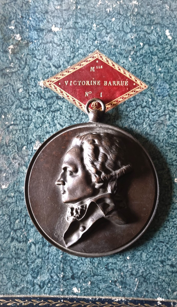 MEDAILLON PROFIL DE ROBESPIERRE DAVID D'ANGERS RÉVOLUTION FRANÇAISE  CIRCA 1850 BRONZE