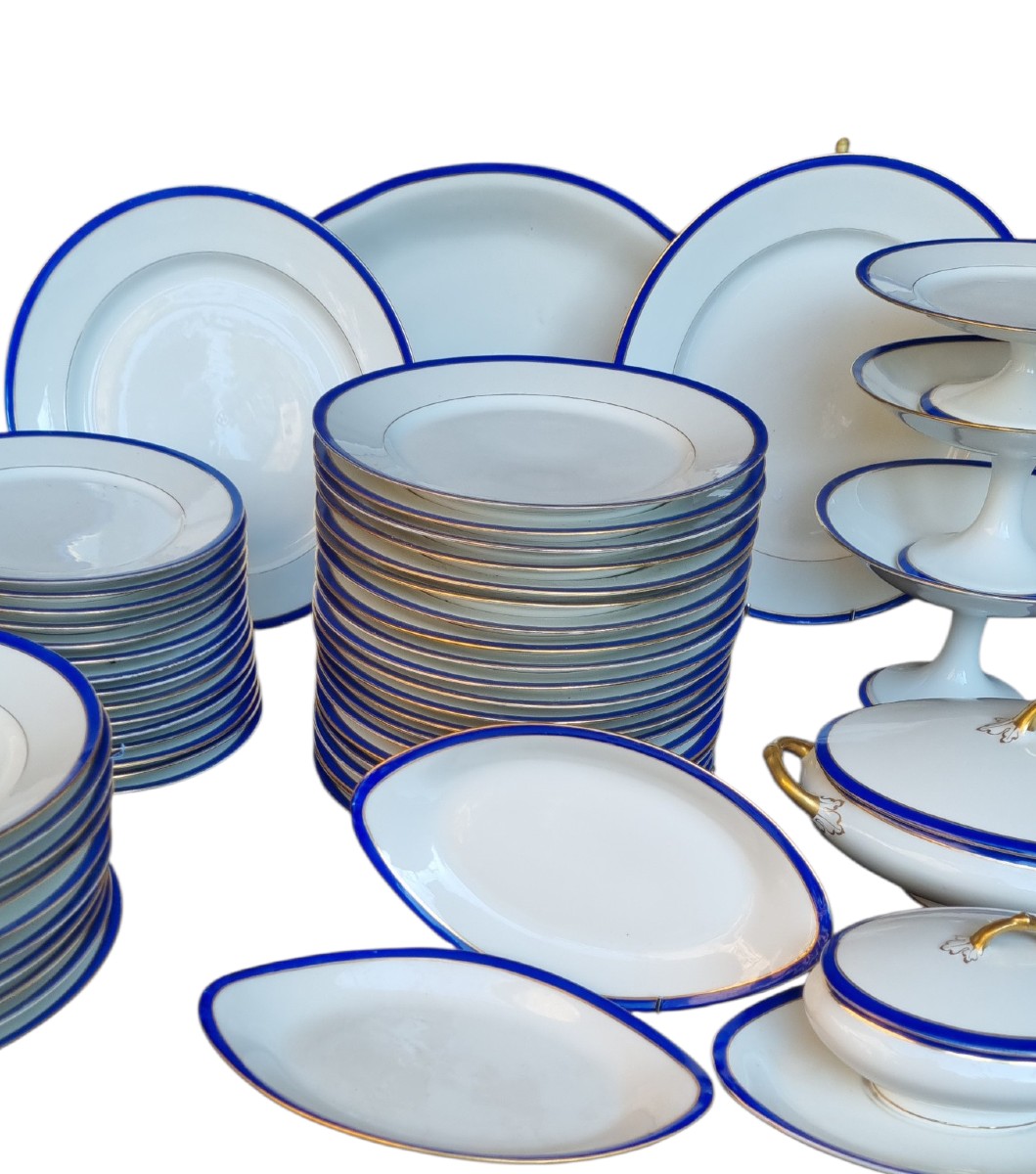 SERVICE DE TABLE EN PORCELAINE DE LIMOGES MAISON BERNARDAUD -photo-2