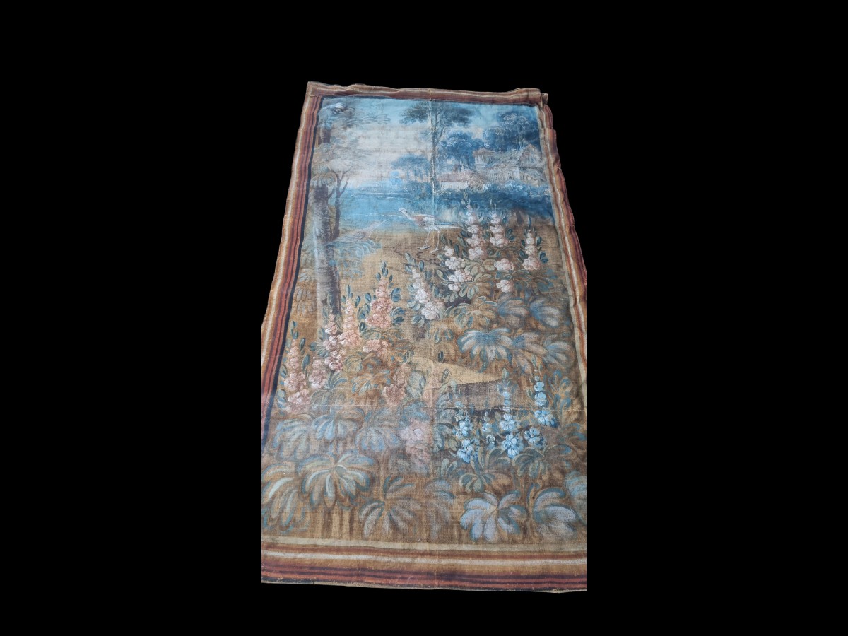 TOILE PEINTE DE BOISERIE EPOQUE XVIIIe-photo-3