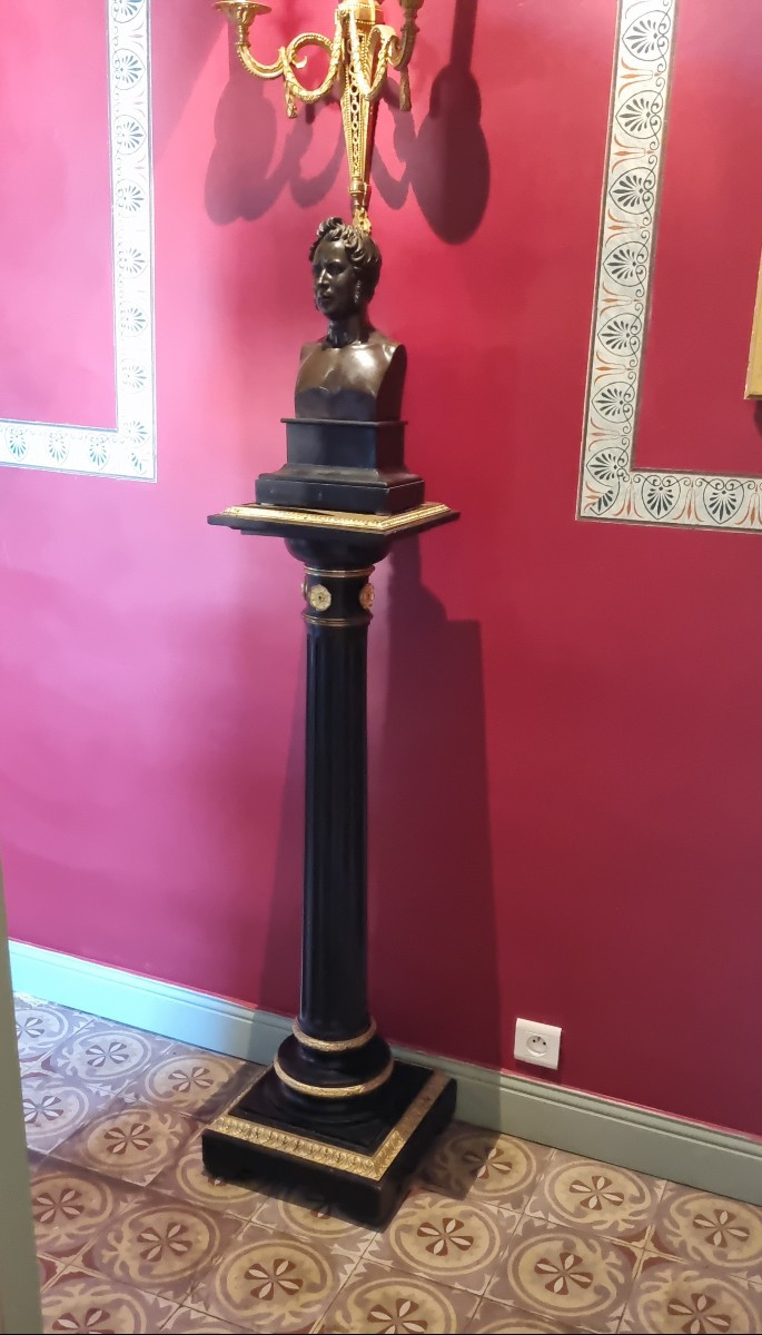 Napoleon III Period Sellette Column Sheath