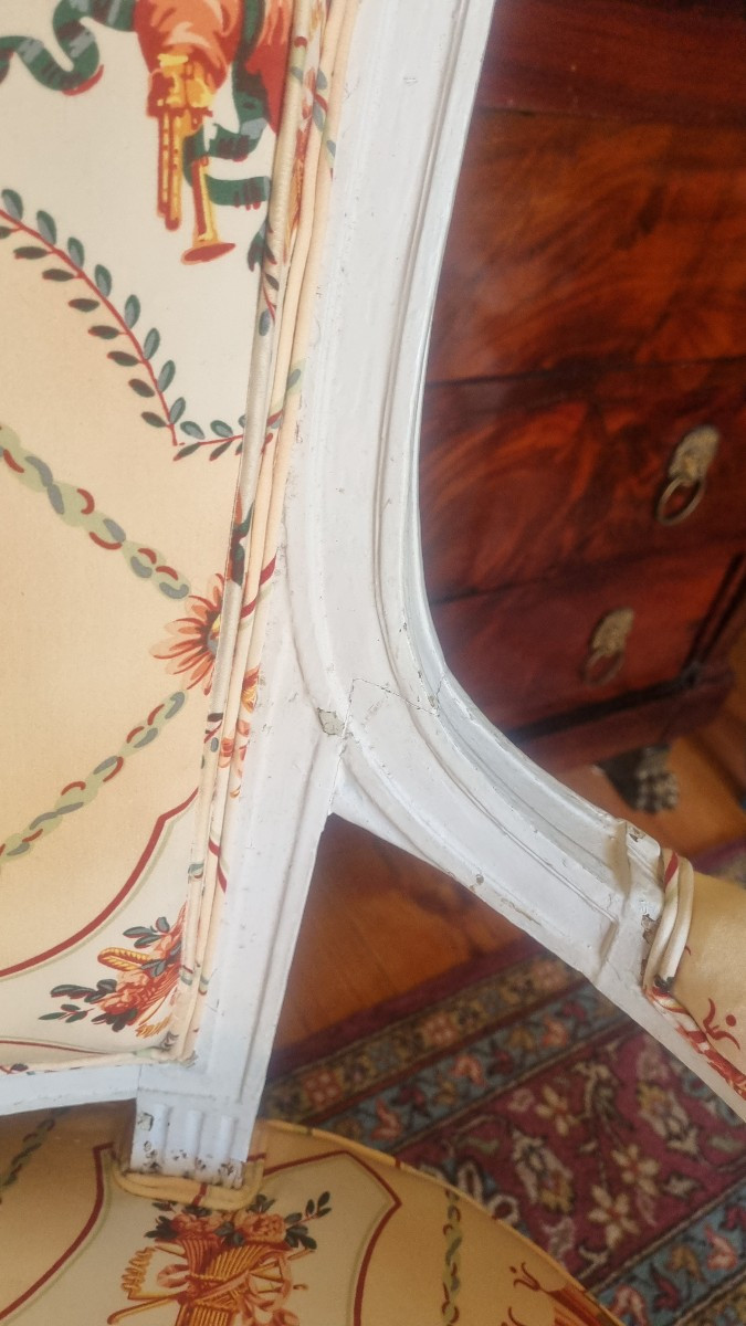 FAUTEUIL CABRIOLET EPOQUE DIRECTOIRE XVIIIe-photo-4