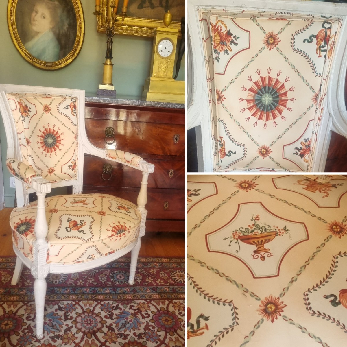 FAUTEUIL CABRIOLET EPOQUE DIRECTOIRE XVIIIe