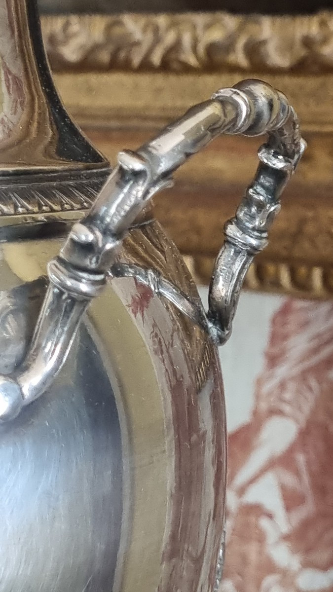 Samovar Silver Metal Table Fountain 19th Century-photo-4