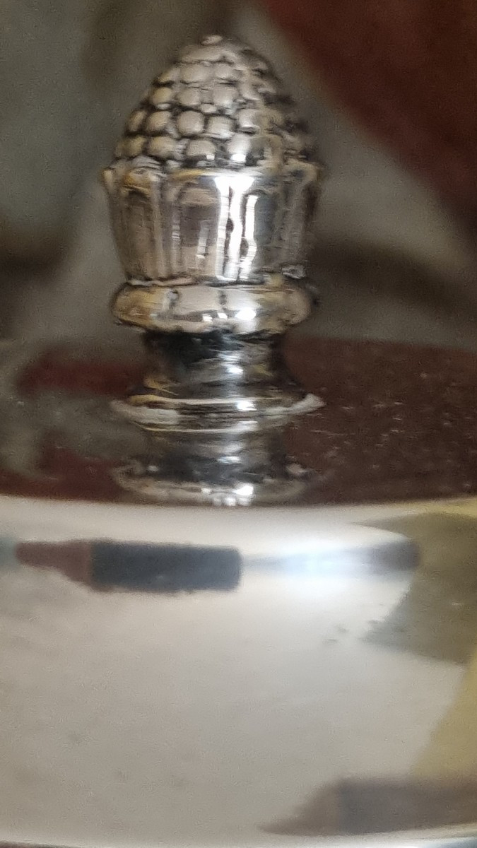 Samovar Silver Metal Table Fountain 19th Century-photo-2