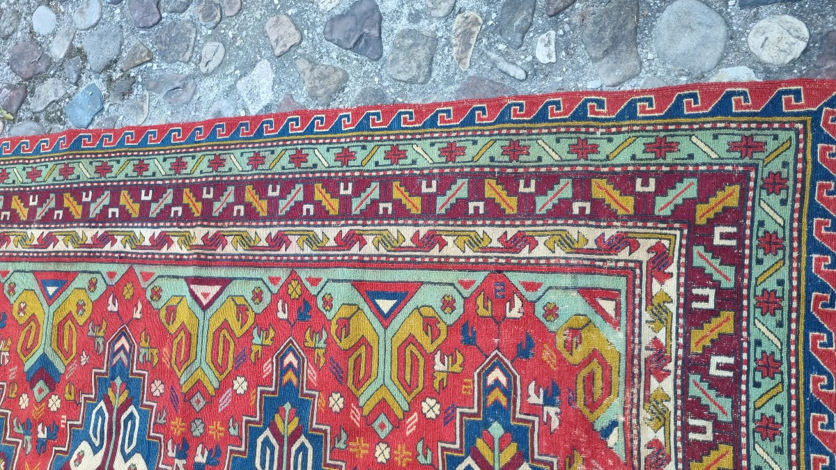 Soumak Kilim Carpet Circa 1970 237cmx170cm-photo-4