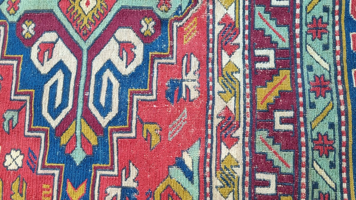 Soumak Kilim Carpet Circa 1970 237cmx170cm-photo-2