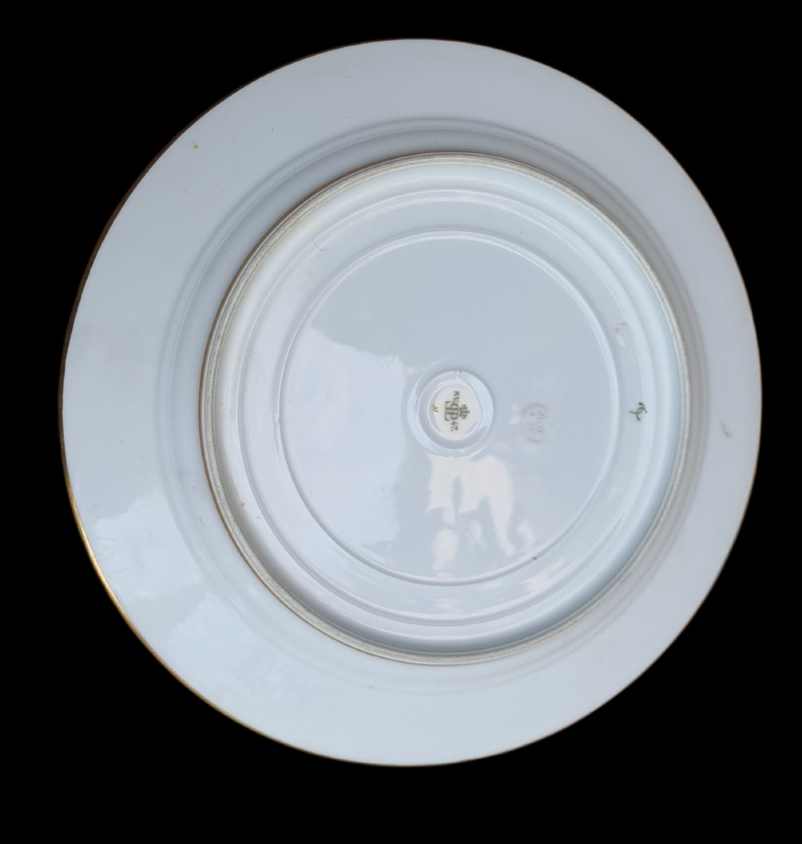 SERIE DE 4 ASSIETTES EN PORCELAINE DE SEVRES 1847 LOUIS-PHILIPPE ÉPOQUE -photo-4