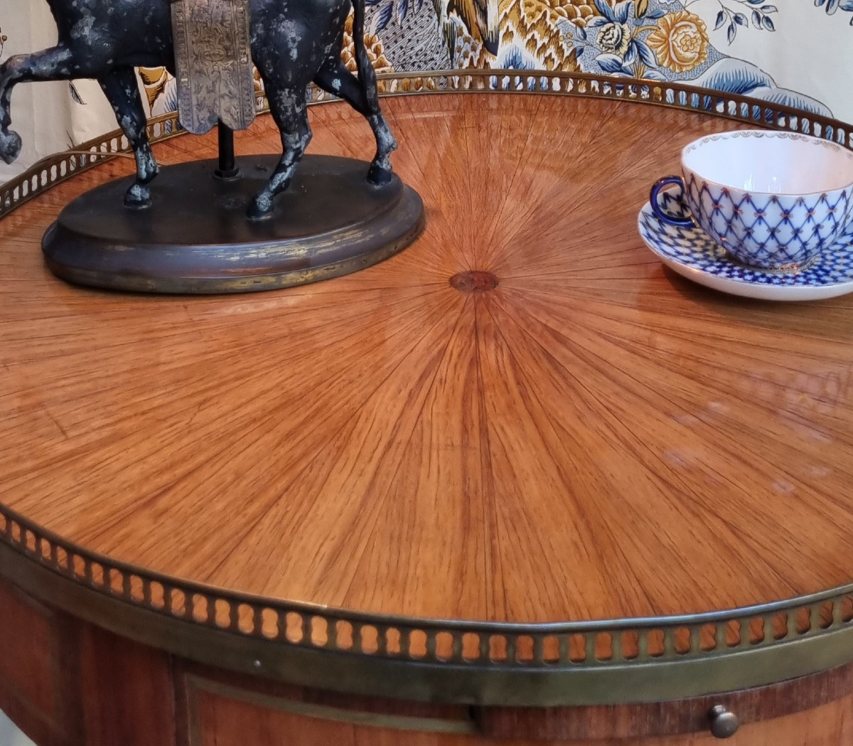 TABLE BOUILLOTTE STYLE LOUIS,XVI FIN XIXe-photo-2