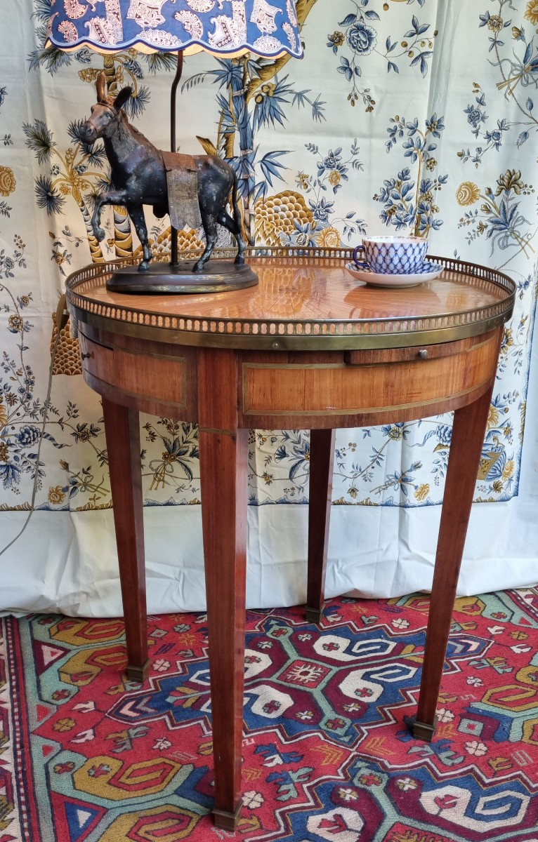 TABLE BOUILLOTTE STYLE LOUIS,XVI FIN XIXe