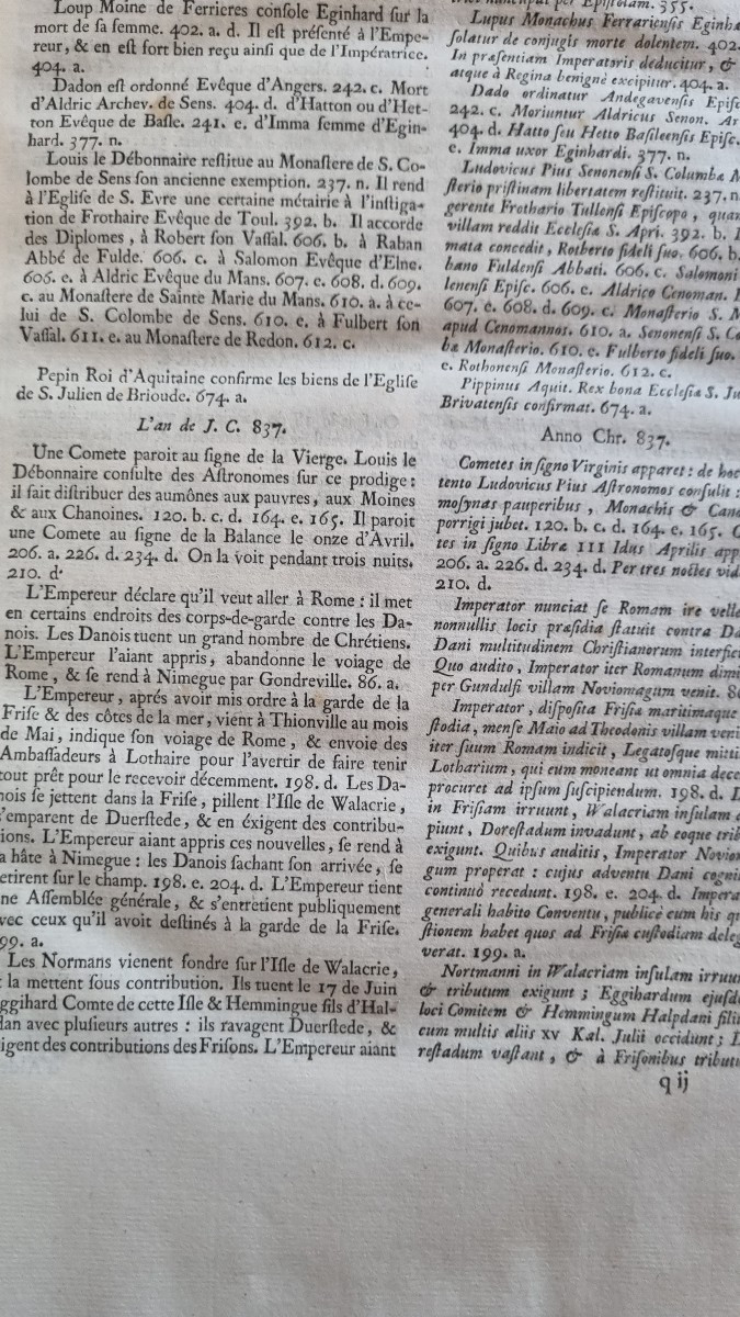 With The Arms Of Louis XV Livre Histoire De France 1749 Recueil Des Historiens-photo-4
