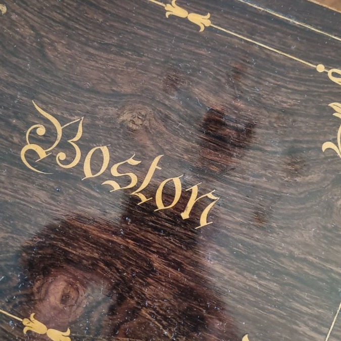 Box For A Set Of Boston Cards From The Charles X Era -photo-1