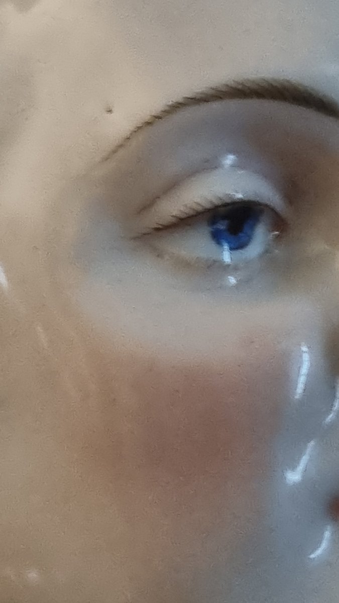 BUSTE DE LOUIS XVI EN PORCELAINE DE PARIS POLYCHROME DANS LE GOUT DE SEVRES ROYALISTE-photo-1