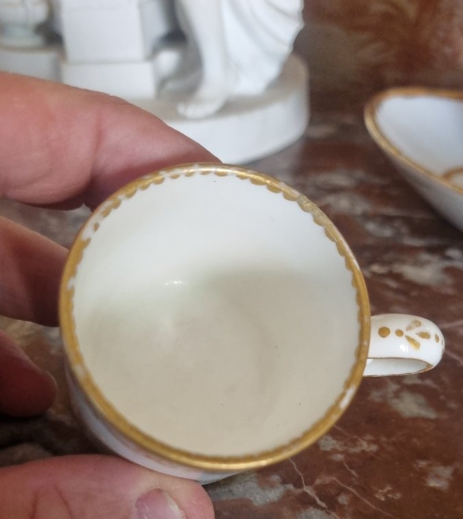 PORCELAINE DE SEVRES VERS 1770 DEMI LITRON TASSE EPOQUE XVIIIe-photo-3