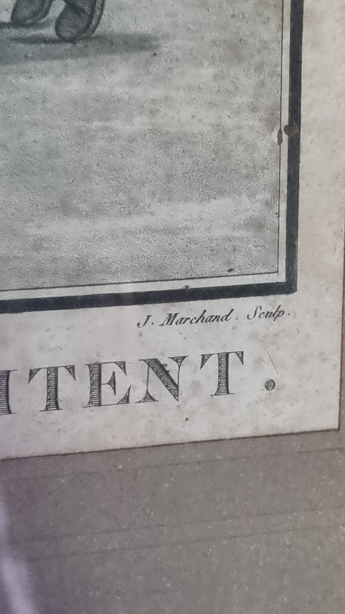 Jean François BOSIO AQUATINTE EPOQUE DIRECTOIRE INCROYABLES ET MERVEILLEUSES GRAVURE  MONACO-photo-4