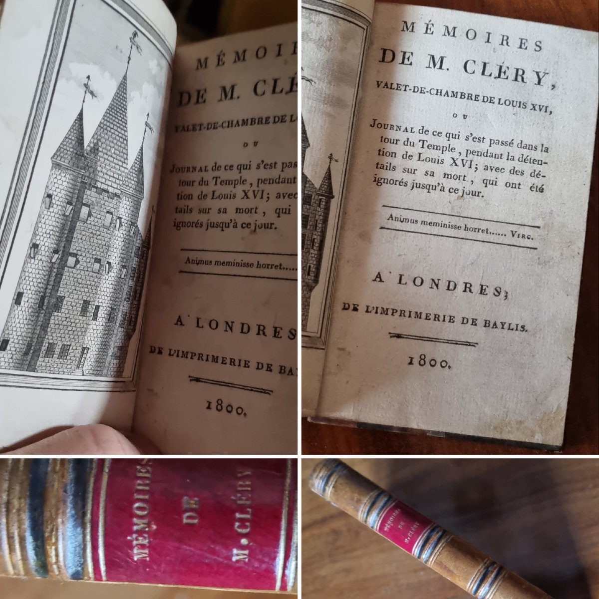 JOURNAL MÉMOIRES DE CLÉRY VALET DE LOUIS XVI ÉPOQUE XVIIIe CONTRE-REVOLUTION ROYALISTE