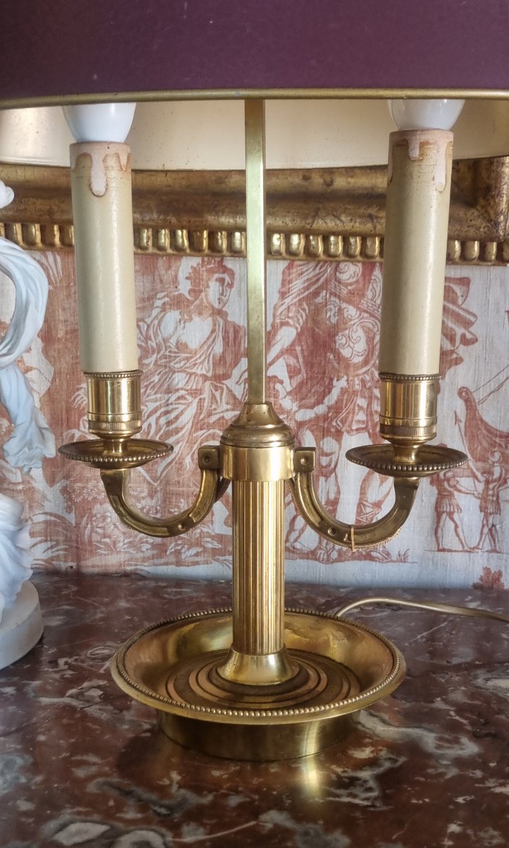 Gilded Bronze Hot Water Bottle Lamp, Louis XVI Style  -photo-2