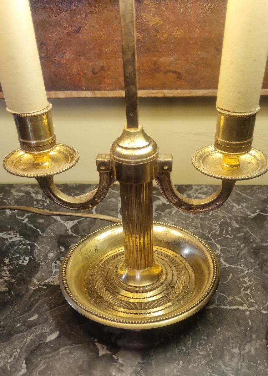 Gilded Bronze Hot Water Bottle Lamp, Louis XVI Style  -photo-4