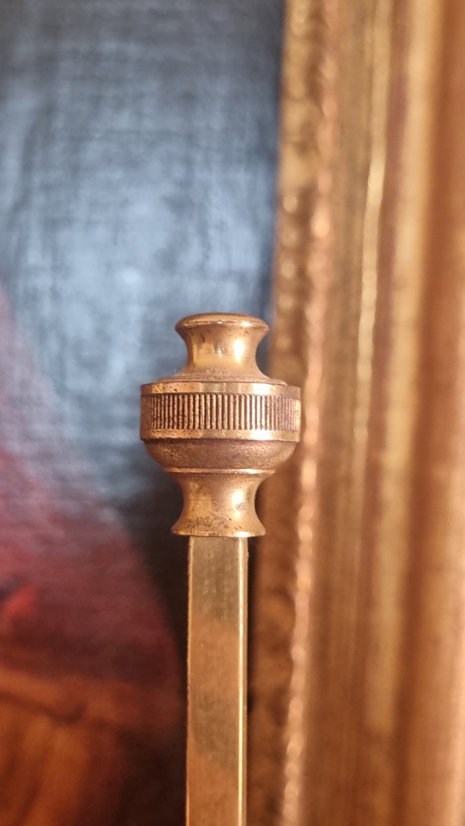 Gilded Bronze Hot Water Bottle Lamp, Louis XVI Style  -photo-6