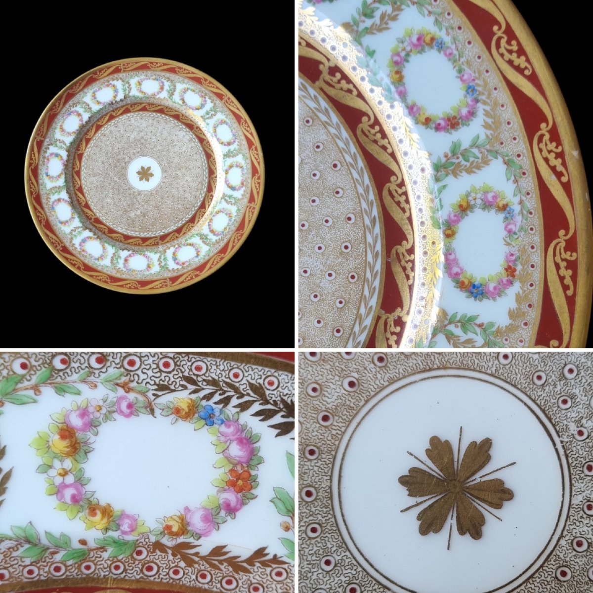 Paris Porcelain Plate, Mid-19th Century