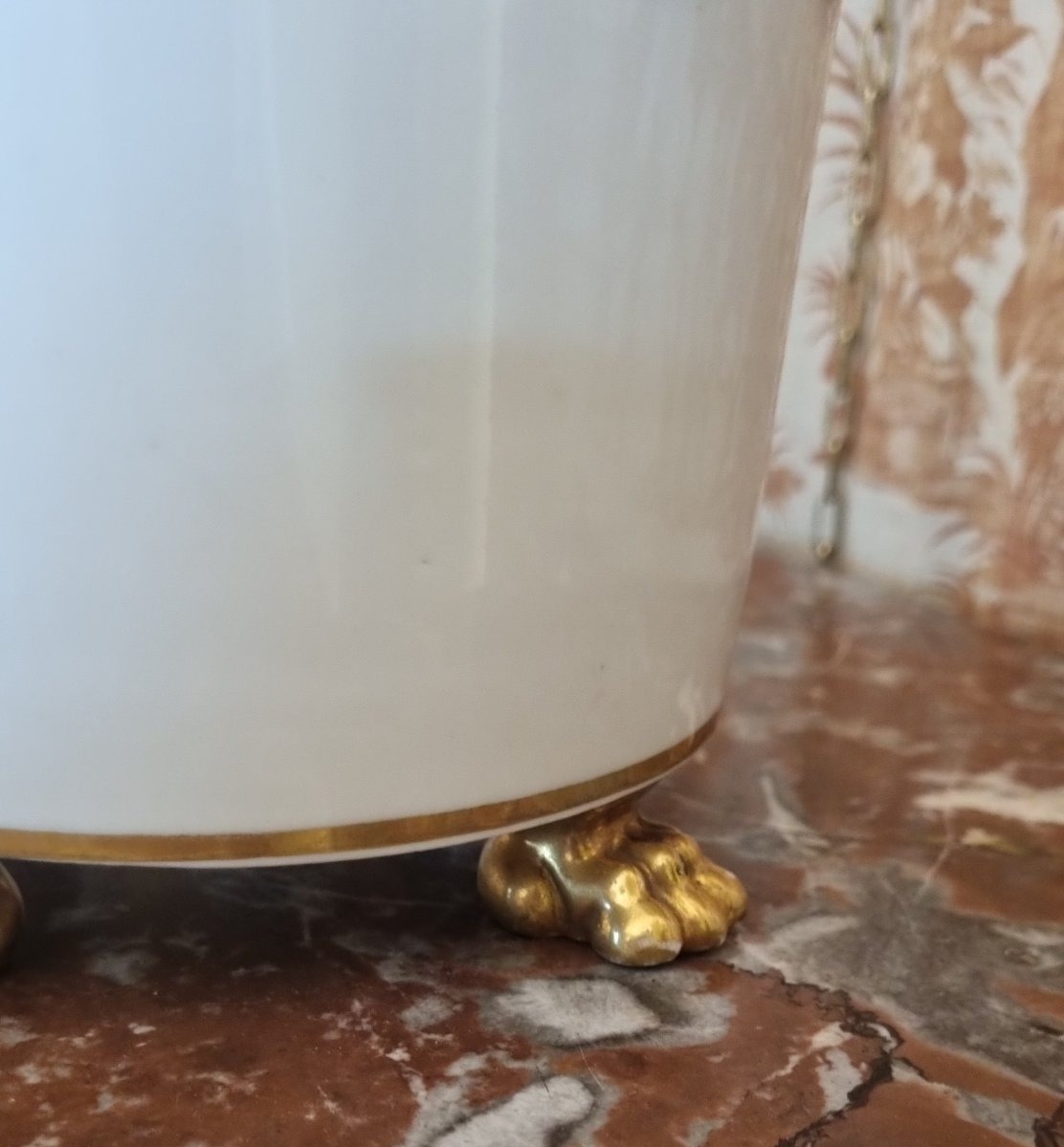 Empire Period / Charles X Bottle Cooler  Paris Porcelain-photo-4
