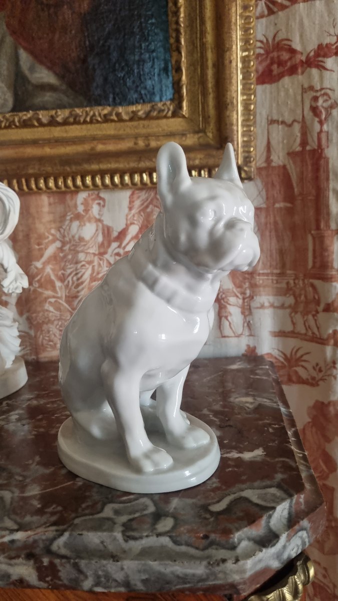 BOULEDOGUE CHIEN Manufacture de porcelaine de Lomonossov (LFZ) -photo-2