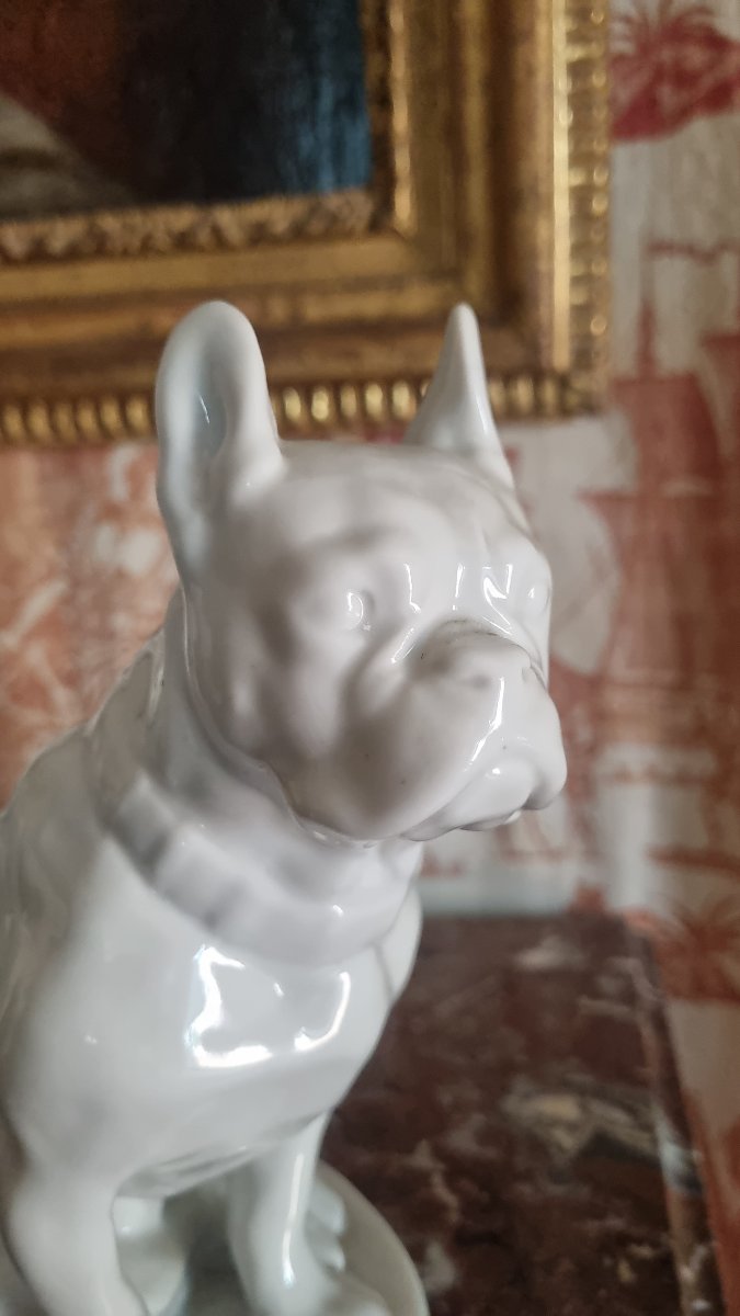 BOULEDOGUE CHIEN Manufacture de porcelaine de Lomonossov (LFZ) -photo-3