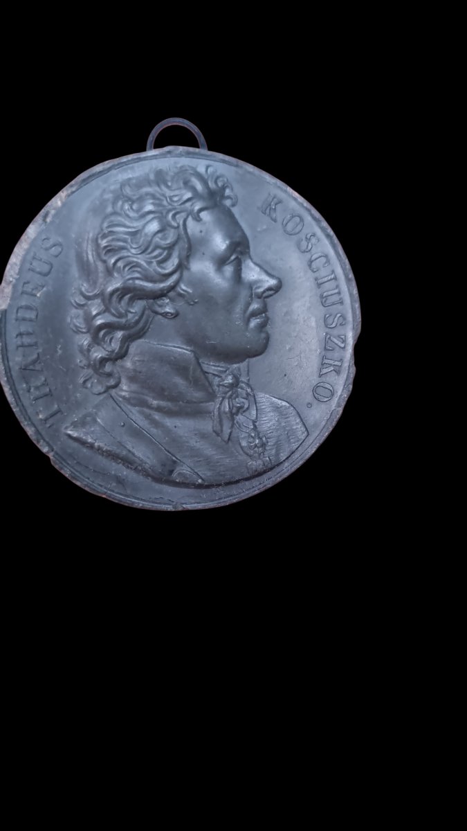 6 Plaster Medallions, "grand Tour" Souvenir Style, Circa 1830-photo-4