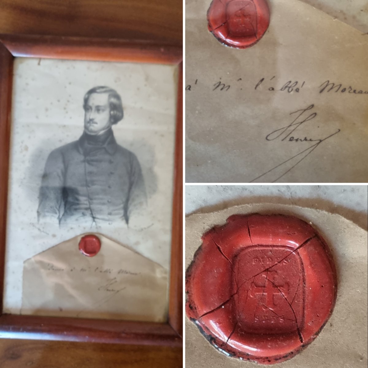 Count Of Chambord Autograph Historical Souvenir Royalist Legitism Altar Throne