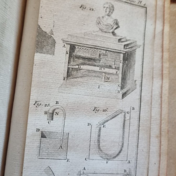 Ozanam Mathematical And Physical Recreations 1790 4 Volumes 18th Century Antique Book Science -photo-5