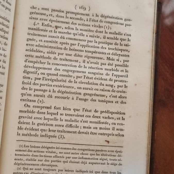 LIVRE ANCIEN RODET MEDECINE DU BOEUF EDITION ORIGINALE 1829 ART VÉTÉRINAIRE VACHE-photo-4