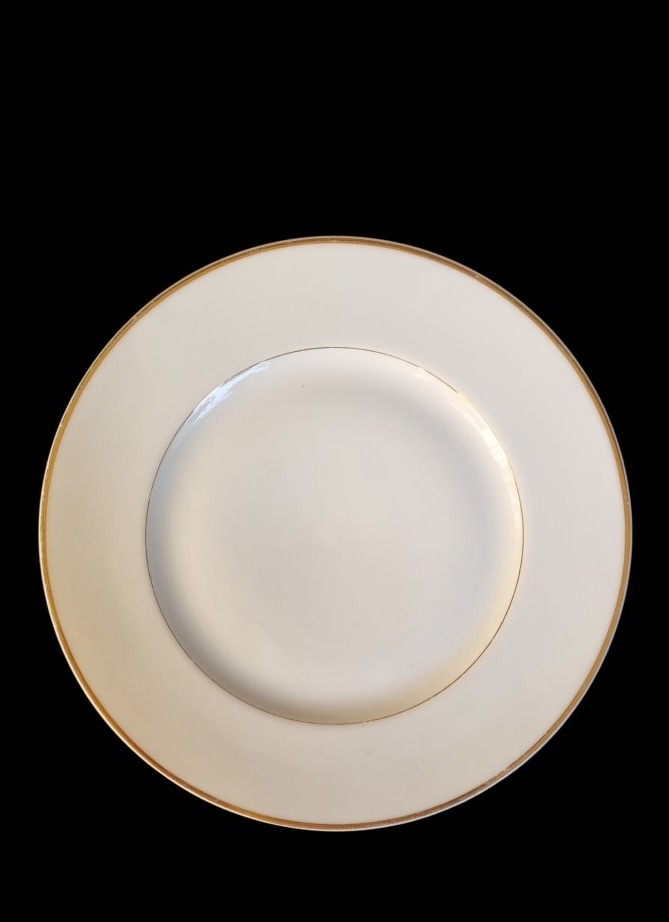 Bernardaud SERVICE DE TABLE EN PORCELAINE DE LIMOGES BLANC ET OR-photo-2