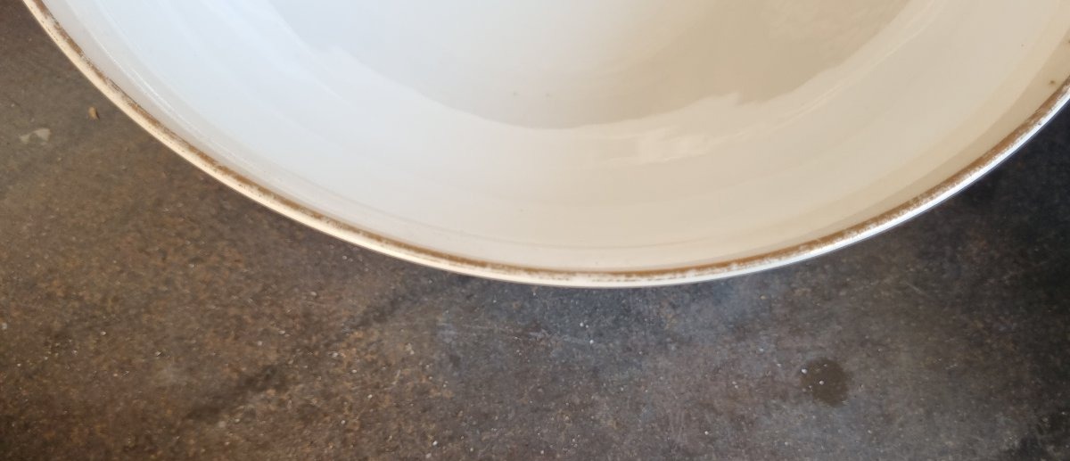 Bernardaud SERVICE DE TABLE EN PORCELAINE DE LIMOGES BLANC ET OR-photo-3