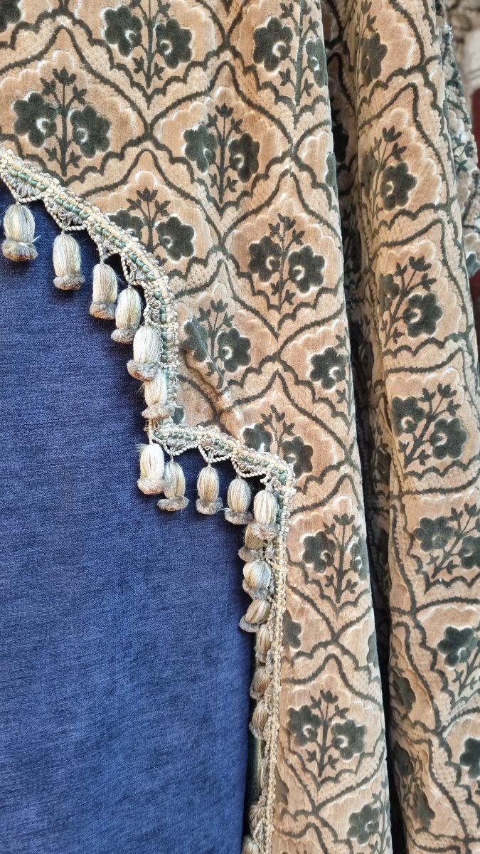 PORTIERE RIDEAU CANTONIERE ÉPOQUE NAPOLÉON III -photo-2