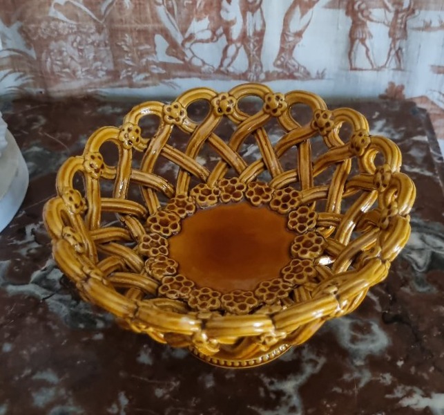 COUPE EN FAÏENCE D'UZES PICHON DIAMETRE 17 cm  .PROVENCE-photo-3