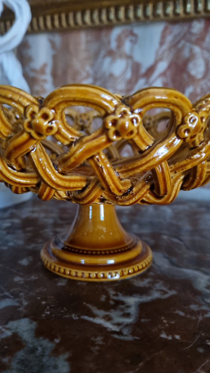 COUPE EN FAÏENCE D'UZES PICHON DIAMETRE 17 cm  .PROVENCE-photo-2