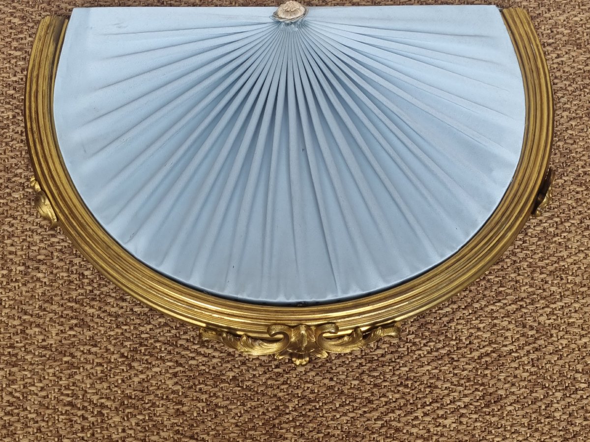 1900s-era Canopy Bed  Louis XV Style Gilded Bronze -photo-2