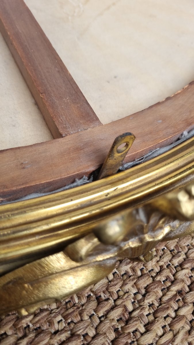 1900s-era Canopy Bed  Louis XV Style Gilded Bronze -photo-2