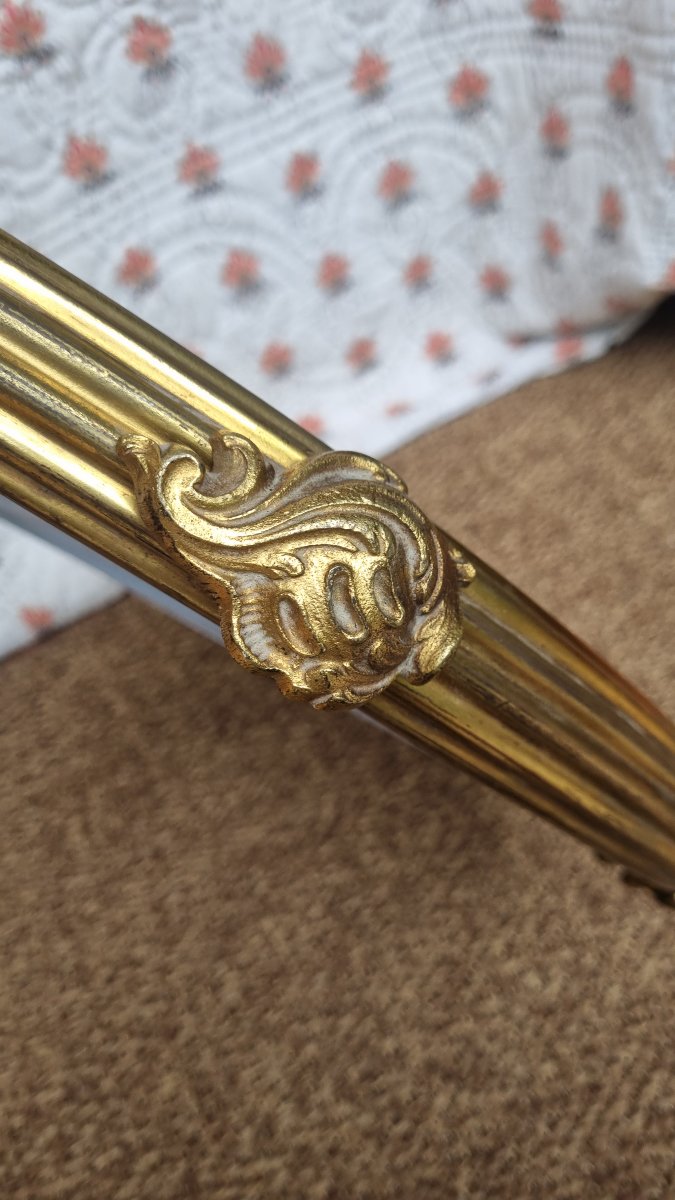 1900s-era Canopy Bed  Louis XV Style Gilded Bronze -photo-4