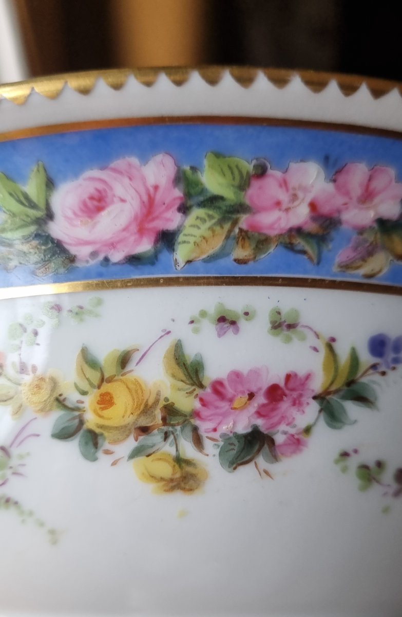 Lahoche Et Panier "the Crystal Staircase" Napoleon III-era Porcelain Bowl -photo-1