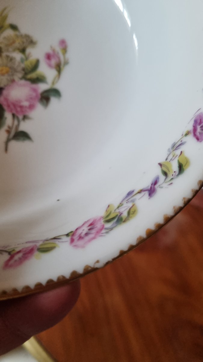 Lahoche Et Panier "the Crystal Staircase" Napoleon III-era Porcelain Bowl -photo-2