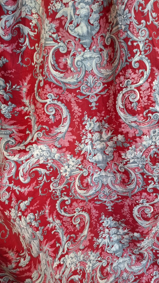 Large Pair Of Napoleon III-era Curtains -photo-2