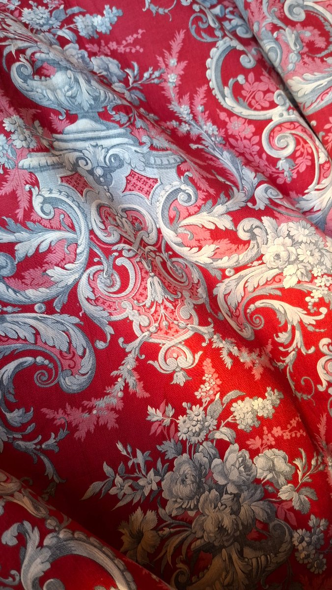 Large Pair Of Napoleon III-era Curtains -photo-3