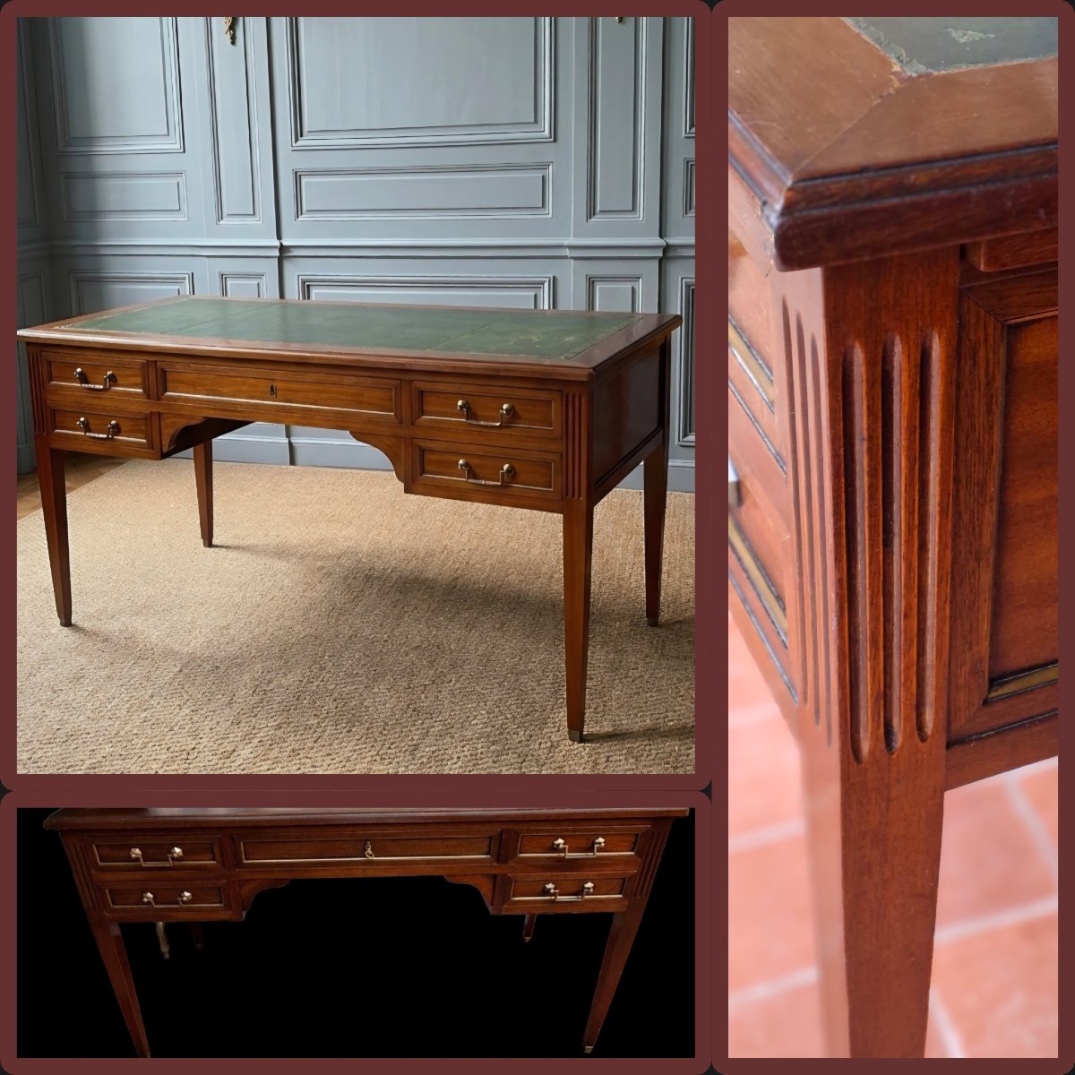 Flat-top Louis XVI-style Desk 