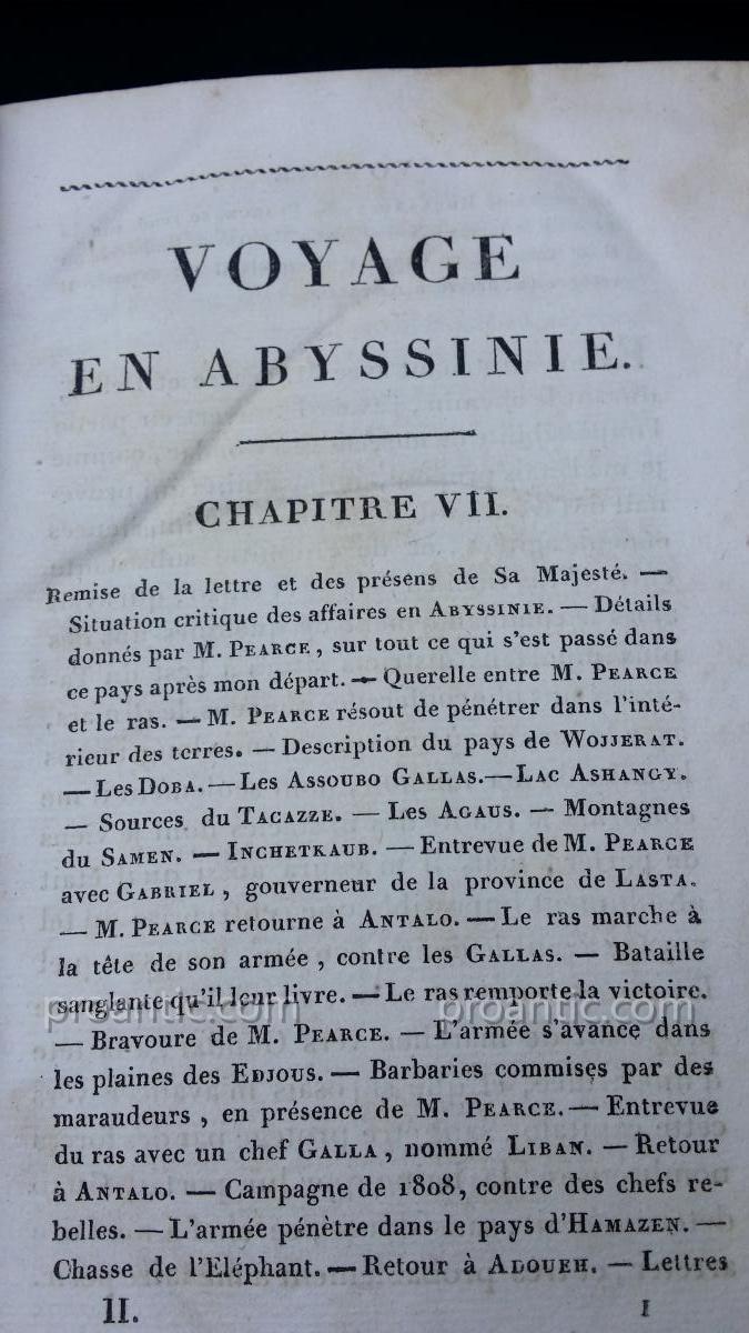 Henry Salt- Voyage En Abyssinie 1816 2 Vol-photo-4