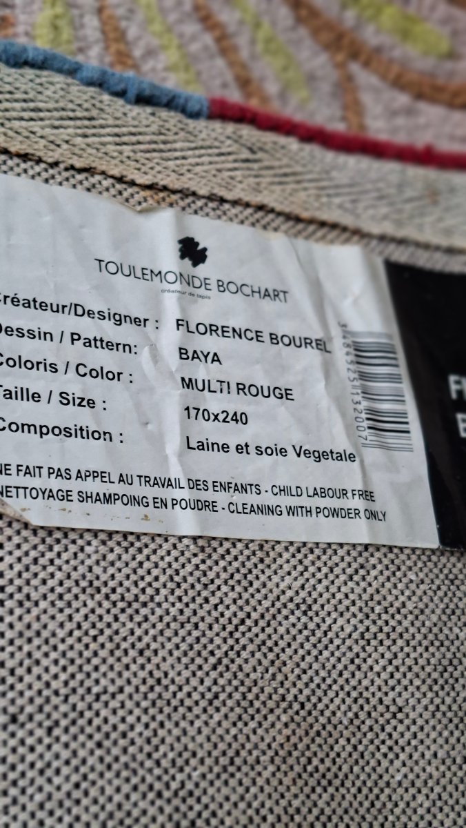 TAPIS CONTEMPORAIN FLORENCE  BOUREL pour TOULEMONDE BOCHART Design-photo-4